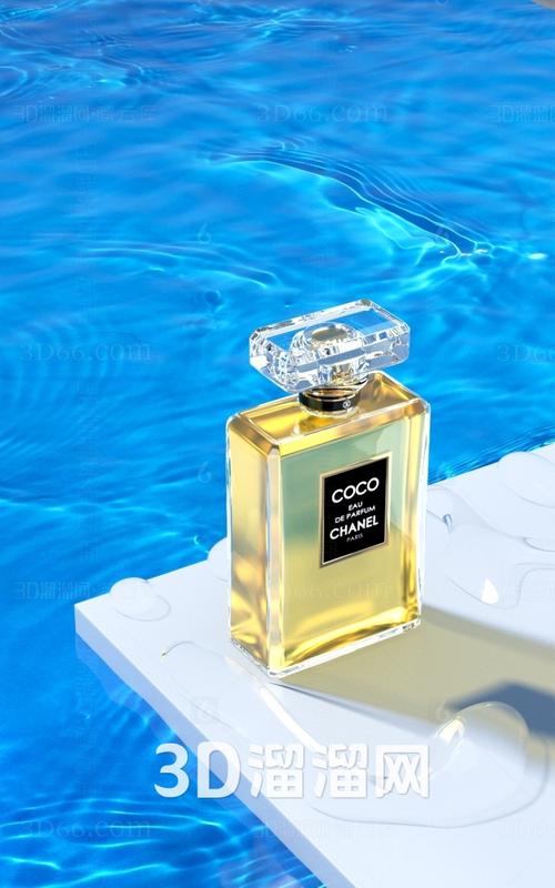 coco香水电商产品su模型
